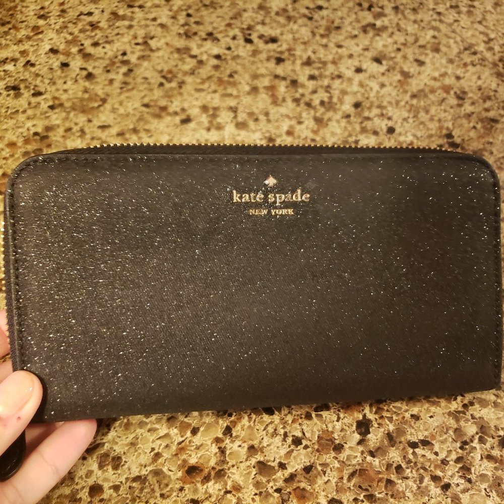 Kate spade glitter wallet